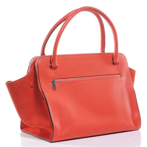 celine trapeze drummed leather|WOMEN HANDBAGS .